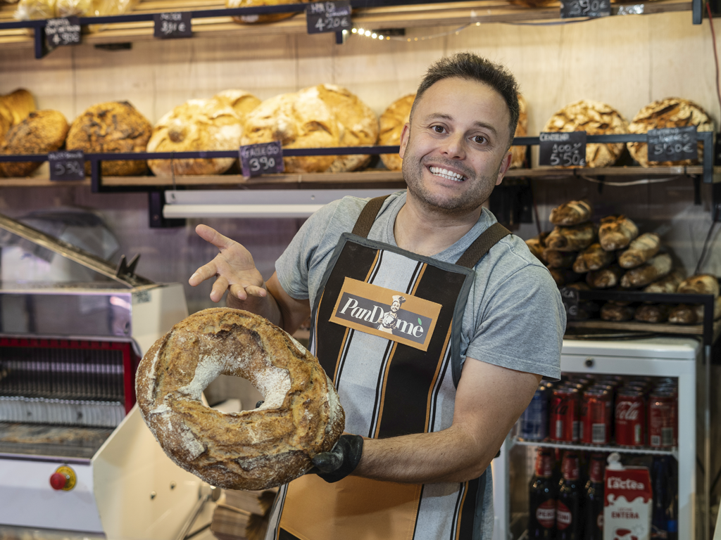 Pandomé Domenico propietario de la panadería