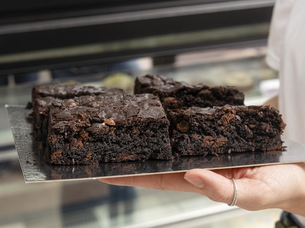 Un brownie cremoso y delicioso en madrid