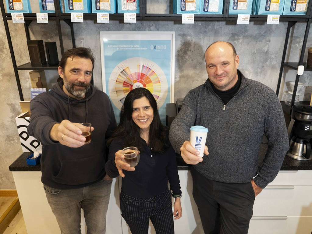 Fundadores de café de especialidad Quinto Café