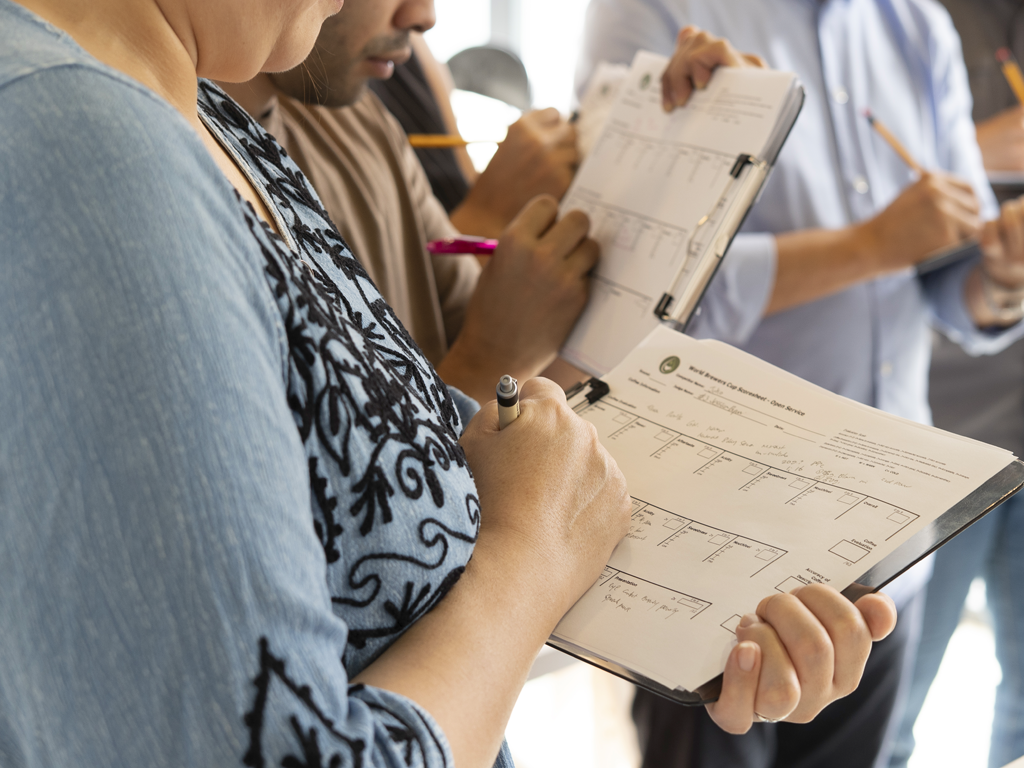 Taller de jueces para competencias de café en Panamá